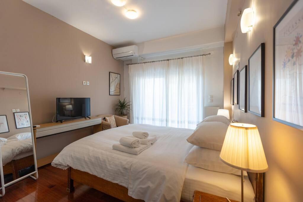 Apartament Λάρισα Διαμέρισμα Με Θέα Πλατεία Στο Κέντρο Της Πόλης Zewnętrze zdjęcie